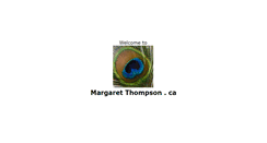 Desktop Screenshot of margaretthompson.ca